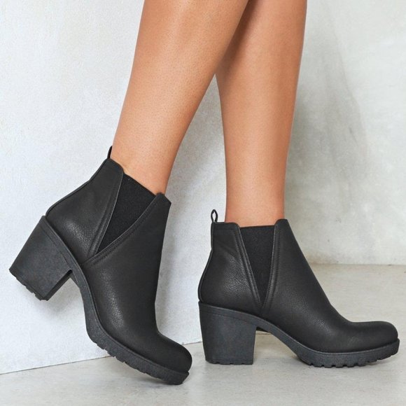 Nasty Gal Shoes - NWT Nasty Gal Block Heel Booties